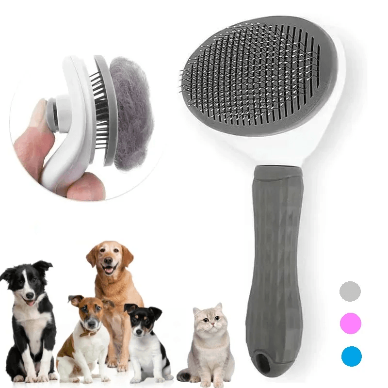 Escova Removedora de Pelos para Cachorro e Gato - PRIME SIMPLES